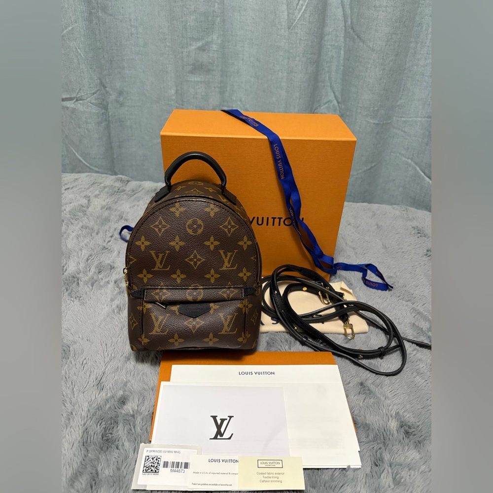 Authentic Louis Vuitton Palm Springs Mini